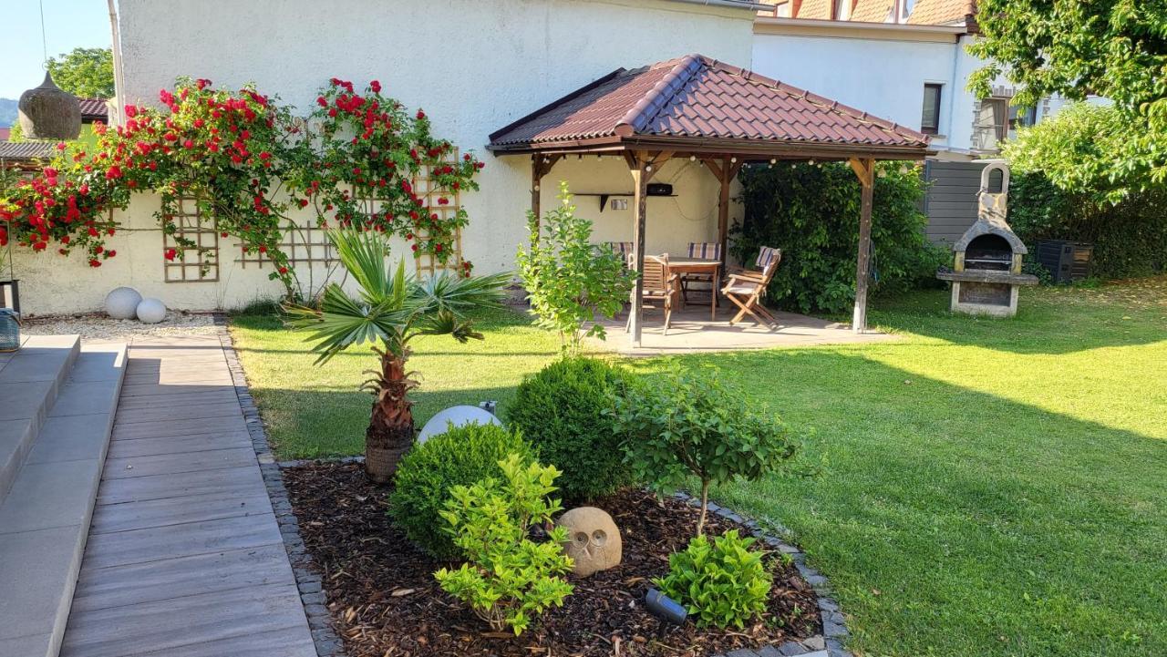 Apartments Am Saalebogen Mit Gartenterrasse, Grillkamin, Freie Parkplaetze 루돌슈타트 외부 사진